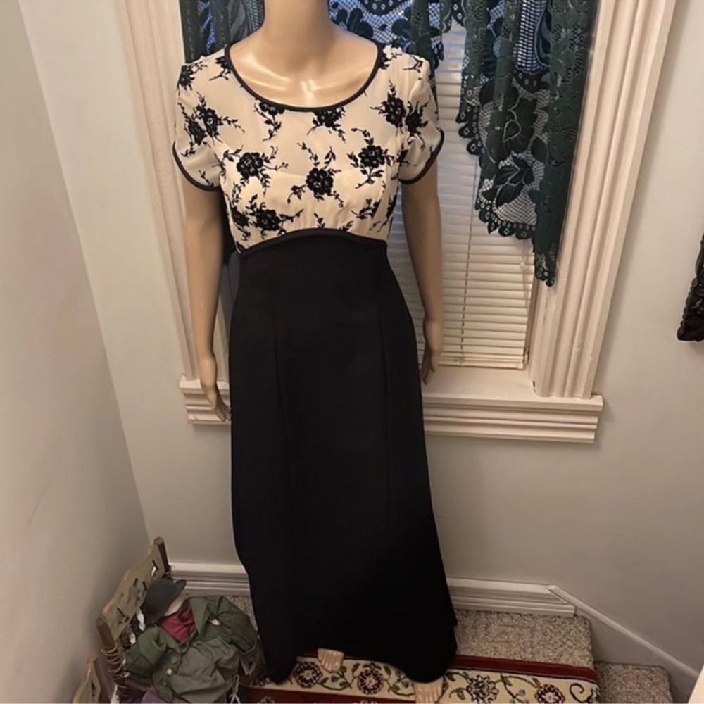 Vintage Formal Rose Dress
